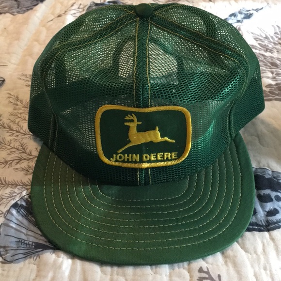 john deere trucker hat vintage